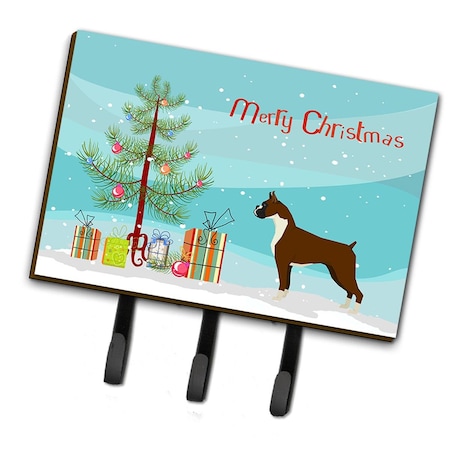 Carolines Treasures Boxer Christmas Tree Leash or Key Holder CK3526TH68